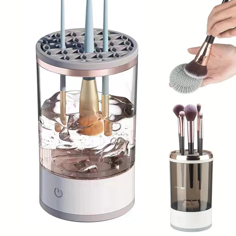 Nettoyeur automatique pour pinceaux de maquillage – Propre en 30 secondes