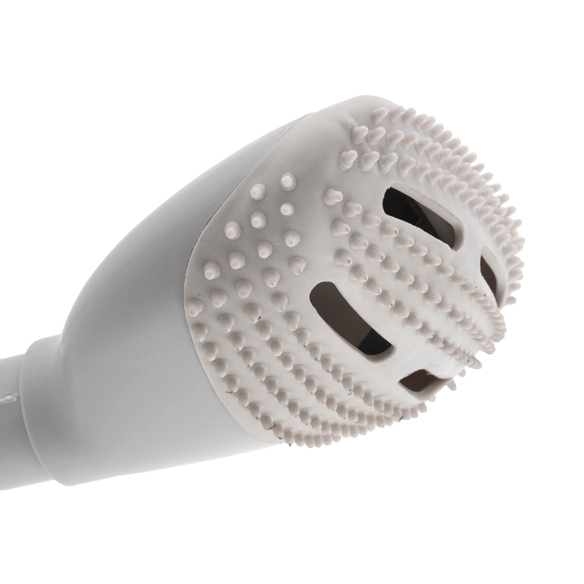Vue rapprochée de la brosse Smoovah montrant les picots de silicone.