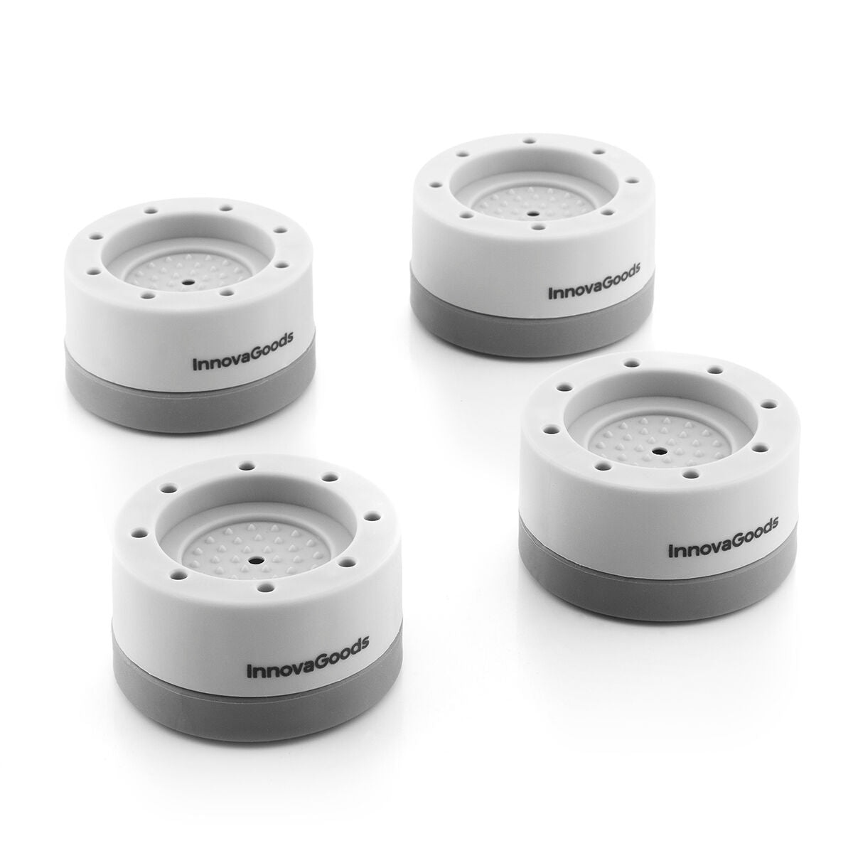 Lot de 4 pieds anti-vibrations universels InnovaGoods