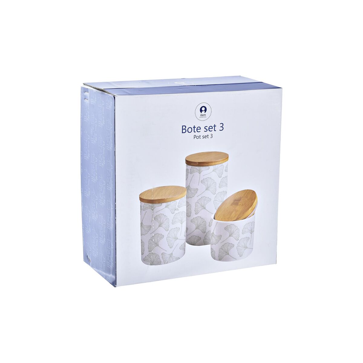 Packaging du set de boîtes DKD Home Decor – 3 pièces