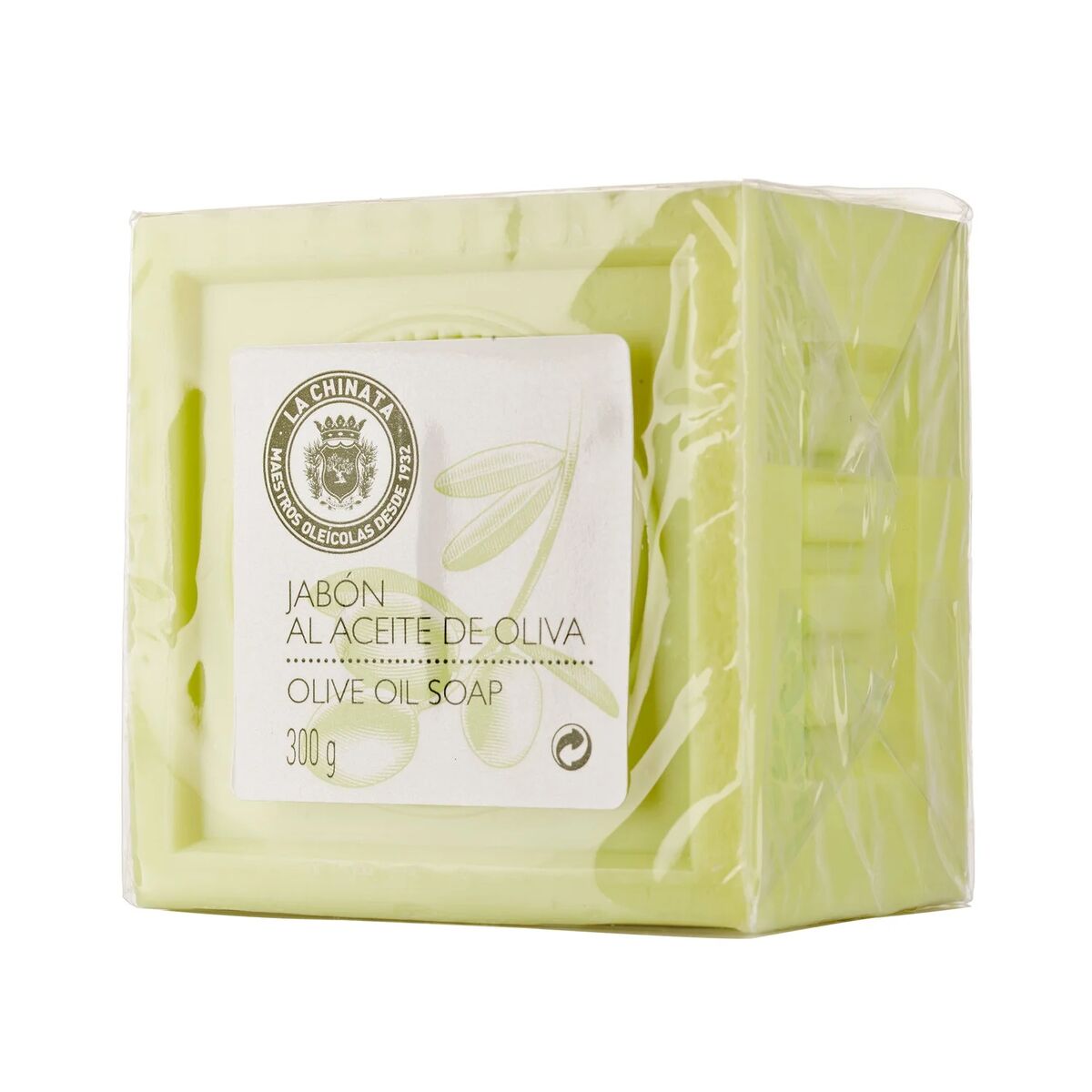 Savon La Chinata 300 g emballé avec étiquette “Olive Oil Soap”